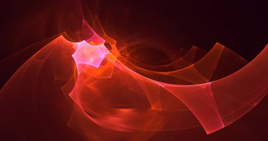 Soyut fraktal çokgen arkaplanı 3B elle hazırlama 