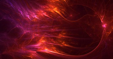 Soyut fraktal iş arkaplanı 3 boyutlu oluşturuluyor