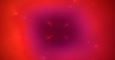 3D, soyut fraktal arkaplan astronotu göksel mucizelere ve galaksilere hayran.