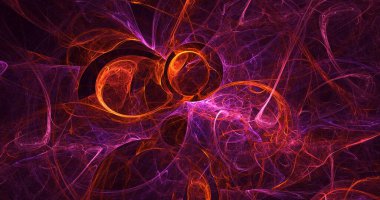 3D elle hazırlama soyut çoklu renk teknolojisi fraktal ışık arkaplanı