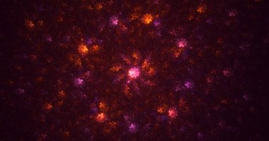 3B elle hazırlanmış soyut fantezi ışık fraktal arkaplan