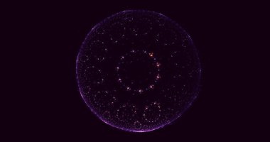 3B elle hazırlanmış soyut fantezi ışık fraktal arkaplan