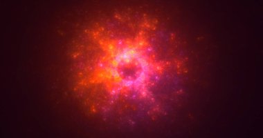 Soyut fraktal çokgen arkaplanı 3B elle hazırlama 