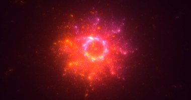 Soyut fraktal çokgen arkaplanı 3B elle hazırlama 