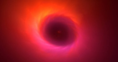 3B elle hazırlanmış soyut fantezi ışık fraktal arkaplan