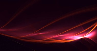 3B elle hazırlanmış soyut fantezi ışık fraktal arkaplan