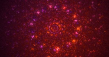 3B elle hazırlanmış soyut fantezi ışık fraktal arkaplan