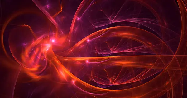 3B elle hazırlanmış soyut fantezi ışık fraktal arkaplan