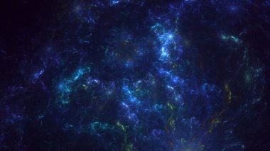 3B elle hazırlanmış soyut daire ışık arkaplanı