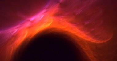 3D el ile soyut fraktal elektromanyetik arkaplan oluşturma 