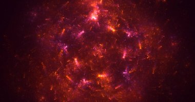 3D el yapımı soyut çok renkli fraktal ışık arkaplanı. Bu AI Generatd illüstrasyonu değil.