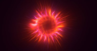 3D el yapımı soyut çok renkli fraktal ışık arkaplanı. Bu AI Generatd illüstrasyonu değil.