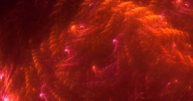 Soyut fraktal ışık arkaplanı 3D elle oluşturuluyor. Bu AI Generatd illüstrasyonu değil.