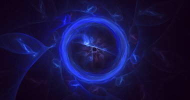 3D el yapımı soyut çoklu renk teknolojisi fraktal ışık arkaplanı. Bu AI Generatd illüstrasyonu değil.