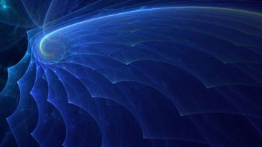 Fraktal 3D görüntüleme soyut ve parlak arkaplan. Bu AI Generatd illüstrasyonu değil.
