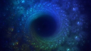 3D el yapımı soyut renkli fraktal ışık arkaplanı. Bu AI Generatd illüstrasyonu değil.