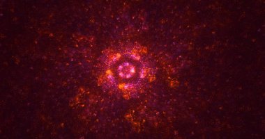 3D el yapımı soyut renkli fraktal ışık arkaplanı. Bu AI Generatd illüstrasyonu değil.