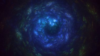 3D el yapımı soyut çoklu renk teknolojisi fraktal ışık arkaplanı. Bu AI Generatd illüstrasyonu değil.