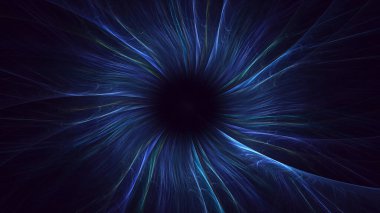 3D el yapımı soyut çoklu renk teknolojisi fraktal ışık arkaplanı. Bu AI Generatd illüstrasyonu değil.