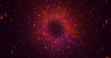 3D el yapımı soyut fraktal çokgen arkaplan. Bu AI Generatd illüstrasyonu değil.