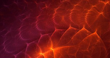 3D el yapımı soyut fraktal çokgen arkaplan. Bu AI Generatd illüstrasyonu değil.