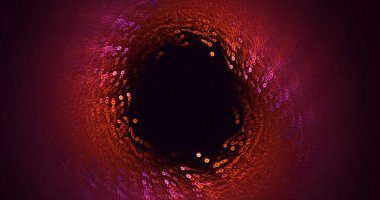 3D el yapımı soyut çok renkli fraktal ışık arkaplanı. Bu AI Generatd illüstrasyonu değil.