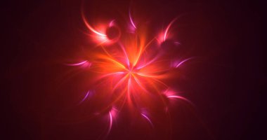 3D elle işleme teknolojisi soyut fraktal arkaplan. Bu AI Generatd illüstrasyonu değil.