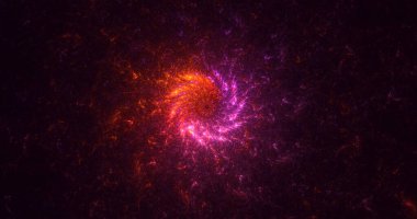 3D el yapımı soyut çok renkli fraktal ışık arkaplanı. Bu AI Generatd illüstrasyonu değil.