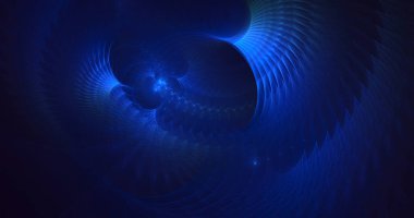 3D elle fraktal çizim. Soyut rengarenk teknoloji ışık arkaplanı oluşturma. İllüstrasyon Al tarafından oluşturulmadı.