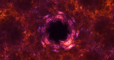 3D el yapımı soyut renkli fraktal ışık arkaplanı. Bu AI Generatd illüstrasyonu değil.