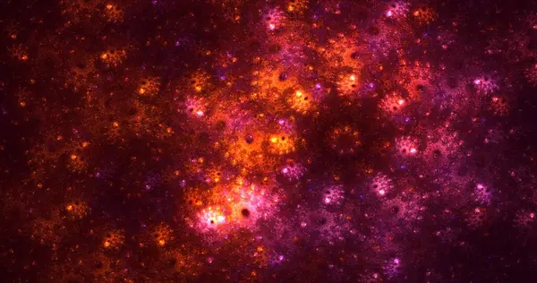 3D el yapımı soyut renkli fraktal ışık arkaplanı. Bu AI Generatd illüstrasyonu değil.