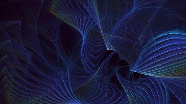 3D el yapımı, soyut fantezi ışık fraktal arka plan. Bu AI Generatd illüstrasyonu değil.