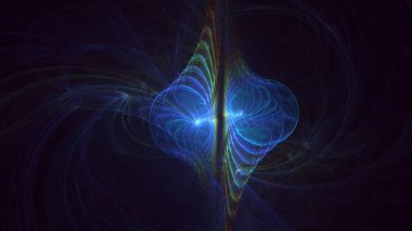 3D el yapımı, soyut fantezi ışık fraktal arka plan. Bu AI Generatd illüstrasyonu değil.