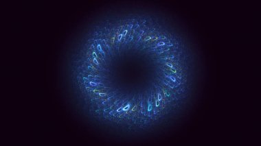 3D el yapımı, soyut fantezi ışık fraktal arka plan. Bu AI Generatd illüstrasyonu değil.