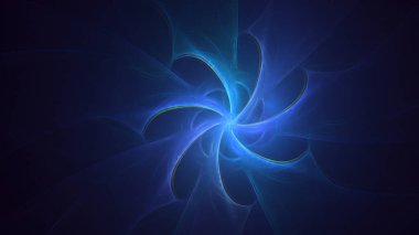 3D el yapımı, soyut fantezi ışık fraktal arka plan. Bu AI Generatd illüstrasyonu değil.