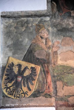 Nuremberg, Almanya - 12.07.2024: Nuremberg Ulusal Müze Fotoğrafları İmparatorluk Şatosu Müzesi.