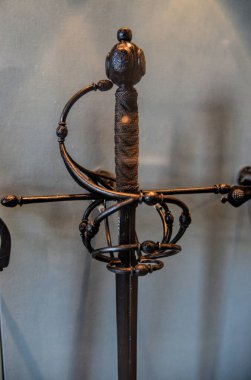 Nuremberg, Almanya - 12.07.2024: Nuremberg Ulusal Müze Fotoğrafları İmparatorluk Şatosu Müzesi.