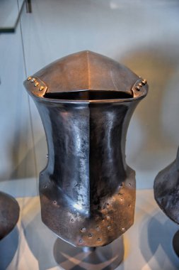 Nuremberg, Almanya - 12.07.2024: Nuremberg Ulusal Müze Fotoğrafları İmparatorluk Şatosu Müzesi.