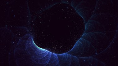 3D el yapımı, soyut fantezi ışık fraktal arka plan. Bu AI Generatd illüstrasyonu değil.