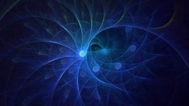 3D el yapımı, soyut fantezi ışık fraktal arka plan. Bu AI Generatd illüstrasyonu değil.