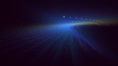 3D el yapımı, soyut fantezi ışık fraktal arka plan. Bu AI Generatd illüstrasyonu değil.