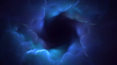 3D el yapımı, soyut fantezi ışık fraktal arka plan. Bu AI Generatd illüstrasyonu değil.