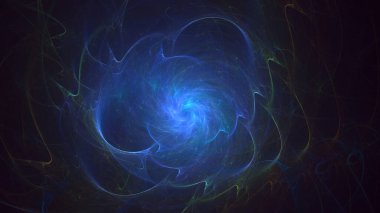 Soyut fraktal iş geçmişi 3D elle hazırlanmış. Bu AI Generatd illüstrasyonu değil.