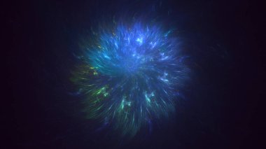 Soyut fraktal iş geçmişi 3D elle hazırlanmış. Bu AI Generatd illüstrasyonu değil.