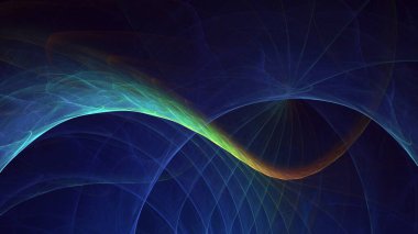 3D elle hazırlanmış soyut alan ve nebula arkaplanı. Bu AI Generatd illüstrasyonu değil.