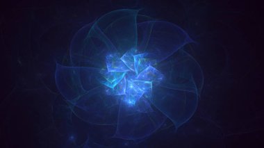 3D elle hazırlanmış soyut alan ve nebula arkaplanı. Bu AI Generatd illüstrasyonu değil.