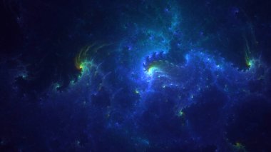 3D el yapımı soyut çok renkli fraktal ışık arkaplanı. Bu AI Generatd illüstrasyonu değil.