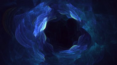 3D el yapımı soyut çok renkli fraktal ışık arkaplanı. Bu AI Generatd illüstrasyonu değil.