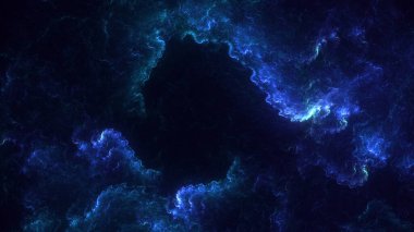 3D el yapımı soyut fraktal çokgen arkaplan. Bu AI Generatd illüstrasyonu değil.