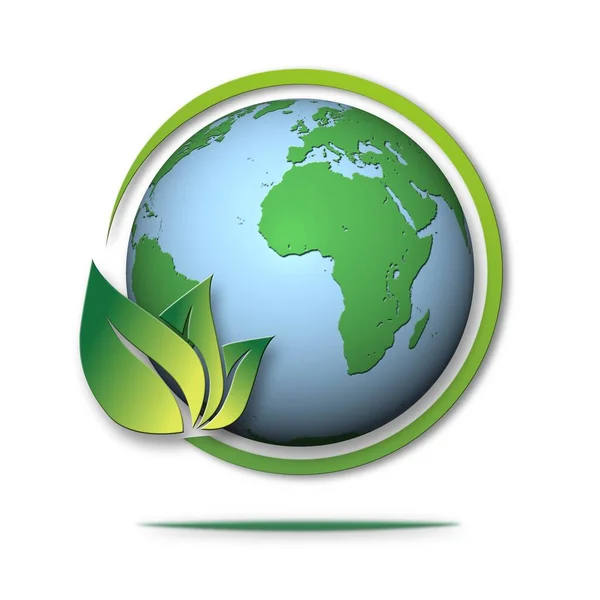 Green Earth Konzept Illustration — Stockfoto